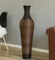 39-Inch Tall Standing Designer Floor Vase - Durable Artificial Rattan - Elegant Two-Tone Dark Brown Finish - Ideal Decor Accent for Living Room, Bedroom, Entryway - Stylish Home Decor Statement Piece